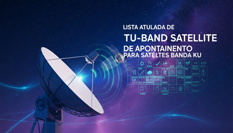 Lista de TPs de Apontamento Atualizada de Satélites Banda KU