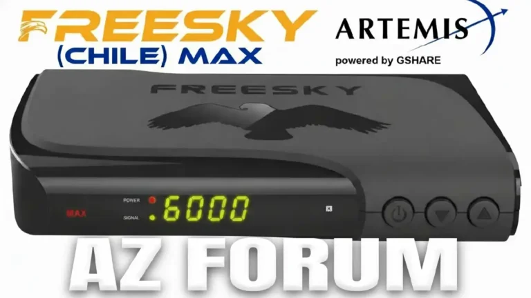 Atualização Freesky Max (CHILE) (Artemis) V393 – 12/03/2026